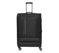 Travelite Crosslite Trolley XL 4-Rollen erweiterbar Schwarz