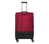 Travelite Crosslite 5.0 4 Rollen Trolley L 77 cm mit Dehnfalte rot