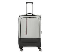 Travelite Crosslite 5.0 4 Rollen Trolley L 77 cm mit Dehnfalte weiss