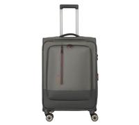 Travelite Crosslite 5.0 4 Rollen Trolley M 66 cm mit Dehnfalte oliv