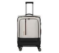Travelite Crosslite Trolley M 4-Rollen erweiterbar Natur