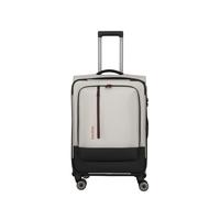 Travelite Crosslite - 4-Rollen-Trolley M 66 cm erw. (natur)