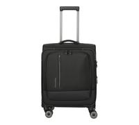 travelite CROSSLITE 4-Rollen Trolley S erw. Schwarz