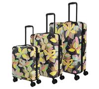 travelite Cruise 4W Trolley L / M / S Travelbag Yellow Orchidee
