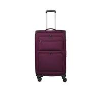 Travelite Cubis Trolley 4w M exp. Berry Koffer mit 4 Rollen Weichgepäck
