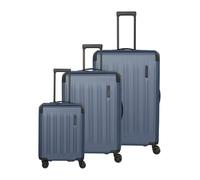 Travelite Dynamiic 4 Rollen Kofferset 3-teilig mit Dehnfalte grau