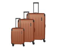 Travelite DYNAMIIC 3-TLG. Kofferset S/M/L erweiterbar, ABS Hartschalenkoffer, TSA-Schloss, 4 Rollen