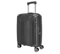 Travelite 4-Rad Hartschalen Handgepäck Koffer klein mit recyceltem Innenfutter, Gepäck Serie ELVAA: Stylischer Trolley mit Schutzecken + TSA Schloss, 55 cm, 41 Liter