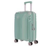 travelite Elvaa Handgepäck Hartschale mit 4 Rollen, Handgepäck Tolley 55 cm, Seegrün, Taille Unique, Casual