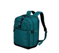 Travelite Handgepäck Rucksack KICK OFF, 40x25x20-23 cm, 20-23 Liter | erweiterbarer Kabinenrucksack mit Aufsteckfunktion & Dehnfalte, Laptop bis 13 Zoll, Reiserucksack für Flugzeug