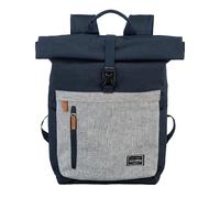 travelite Handgepäck Rucksack, Laptop Rucksack 15,6 Zoll, BASICS, Reiserucksack Rolltop Funktion, 60 cm, 35 Liter