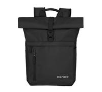 Travelite Handgepäck Rucksack, Laptop Rucksack 15,6 Zoll, BASICS, Reiserucksack Rolltop Funktion, 60 cm, 35 Liter