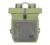 Travelite Handgepäck Rucksack, Laptop Rucksack 15,6 Zoll, BASICS, Reiserucksack Rolltop Funktion, 60 cm, 35 Liter