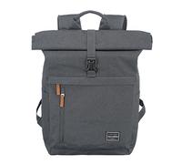 travelite Handgepäck Rucksack, Laptop Rucksack 15,6 Zoll, BASICS, Reiserucksack Rolltop Funktion, 60 cm, 35 Liter