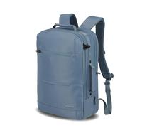 Travelite Handgepäck Rucksack, Laptop Rucksack 15,6 Zoll, WORKFLOW Reiserucksack aus recyceltem Material mit Sicherheitsfach, 41 cm, 18 Liter