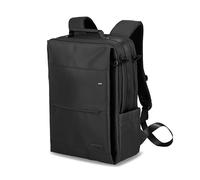 Travelite Handgepäck Rucksack, Laptop Rucksack 15,6 Zoll, WORKFLOW Reiserucksack aus recyceltem Material mit Sicherheitsfach, 41 cm, 18 Liter