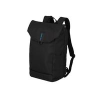 Laptoprucksack TRAVELITE "PATHWAY Fold", Damen, Gr. B/H/T: 35cm x 48cm x 16cm, schwarz, Polyester, Rucksäcke Laptoprucksack, Aufsteckfunktion Freizeitrucksack Seitlicher Eingriff (38436655-0) schwarz