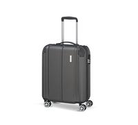 Travelite Handgepäck Trolley klein, City, 55x40x20 cm, 2,7 kg, Kratzfeste Hartschale, mit 4 Doppelrollen - Koffer passend für Lufthansa, Swiss, Austrian, KLM, Condor, Eurowings