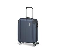 Travelite Handgepäck Trolley klein, City, 55x40x20 cm, 2,7 kg, Kratzfeste Hartschale, mit 4 Doppelrollen - Koffer passend für Lufthansa, Swiss, Austrian, KLM, Condor, Eurowings