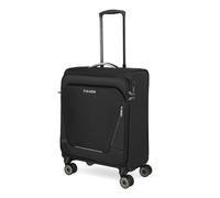 travelite Handgepäck Koffer mit 4 Rollen für Lufthansa, Austrian + Swiss, integriertes Zahlenschloss, Bordtrolley JETPACK: Kompakter Weichgepäck Trolley mit Aufsteckfunktion, 55x40x23 cm, 41 l, 2,5 kg
