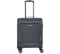 travelite Handgepäck Koffer mit 4 Rollen für Lufthansa, Austrian + Swiss, integriertes Zahlenschloss, Bordtrolley JETPACK: Kompakter Weichgepäck Trolley mit Aufsteckfunktion, 55x40x23 cm, 41 l, 2,5 kg