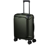 Travelite Millennium Spinner Cabin Trolley Frontpocket pine green