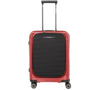 Travelite Mooby - 4-Rollen-Kabinentrolley mit Vortasche S 55 cm (rot)