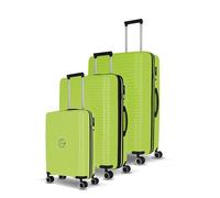 Travelite Hartschalen Kofferset 3teilig, 4 Rollen, ORBITA, Trolleys mit bruchsicherer Schale und praktischer Inneneinteilung, TSA Schloss, Koffer Größen L/M/S