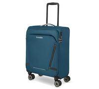Travelite Jetpack Handgepäck Koffer 55x40x20 cm, für Ryanair & Condor, 1,9 kg, ultraleichtes Weichgepäck, 4-Rollen, Zahlenschloss, aufsteckbarer Trolley
