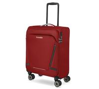 Travelite Jetpack Handgepäck Koffer 55x40x20 cm, für Ryanair & Condor, 1,9 kg, ultraleichtes Weichgepäck, 4-Rollen, Zahlenschloss, aufsteckbarer Trolley