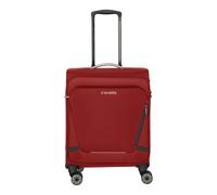 Travelite Jetpack Handgepäck Koffer 55x40x23 cm, für Lufthansa, Swiss & Austrian, 2,5 kg, leichtes Weichgepäck, 4-Rollen, Zahlenschloss, aufsteckbarer Trolley