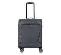 Travelite Handgepäck Koffer mit 4 Rollen für Condor + Ryanair, integriertes Zahlenschloss, Bordtrolley Jetpack: Superleichter Weichgepäck Trolley mit Aufsteckfunktion, 55x40x20 cm, 37 l, 1,9 kg