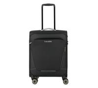 Travelite Handgepäck Koffer mit 4 Rollen für Condor + Ryanair, integriertes Zahlenschloss, Bordtrolley Jetpack: Superleichter Weichgepäck Trolley mit Aufsteckfunktion, 55x40x20 cm, 37 l, 1,9 kg