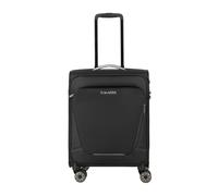Travelite Handgepäck Koffer mit 4 Rollen für Condor + Ryanair, integriertes Zahlenschloss, Bordtrolley Jetpack: Superleichter Weichgepäck Trolley mit Aufsteckfunktion, 55x40x20 cm, 37 l, 1,9 kg