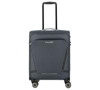 Travelite Handgepäck Koffer mit 4 Rollen für Condor + Ryanair, integriertes Zahlenschloss, Bordtrolley Jetpack: Superleichter Weichgepäck Trolley mit Aufsteckfunktion, 55x40x20 cm, 37 l, 1,9 kg