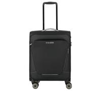 Travelite Handgepäck Koffer mit 4 Rollen für Condor + Ryanair, integriertes Zahlenschloss, Bordtrolley Jetpack: Superleichter Weichgepäck Trolley mit Aufsteckfunktion, 55x40x20 cm, 37 l, 1,9 kg