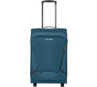 Travelite Handgepäck Koffer mit 2 Rollen für Air France, KLM + ITA, integriertes Zahlenschloss, Bordtrolley Jetpack: Kompakter Weichgepäck Trolley mit Aufsteckfunktion, 55x35x23 cm, 40 l, 2,2 kg
