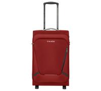 Travelite 2-Rad Handgepäck Koffer Jetpack 55x35x23 cm, 2,2 kg, leicht | für Air France & KLM, 2-Rollen Kabinentrolley aus Polyester mit Aufsteckfunktion & Zahlenschloss, Weichgepäck