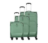 Travelite Kick Off 3-tlg. 4w Koffer-Set, Sage Green