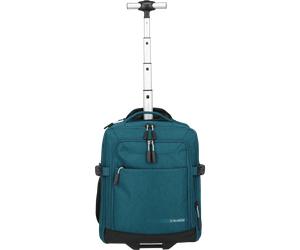 Travelite Kick Off Trolley-Rucksack 40 cm -Petrol