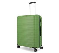 Travelite Koffer groß, MOOBY L, Kratzfeste Hartschale, mit recyceltem Material, 77 cm, 106 l, 3,7 kg, mit 4 leichtläufigen Doppelrollen & TSA-Schloss - robuster Reisekoffer für Lange Reisen