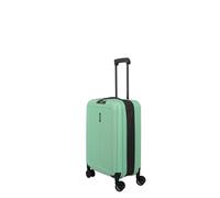 Travelite Koffer Handgepäck mit 4 Rollen für Condor + Ryanair, integriertes Zahlenschloss, Bordtrolley Basics: Kompakter Hartschalen Trolley mit Faltfunktion, 55x40x20 cm, 2,9 kg