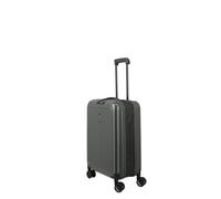 Travelite Koffer Handgepäck mit 4 Rollen für Condor + Ryanair, integriertes Zahlenschloss, Bordtrolley Basics: Kompakter Hartschalen Trolley mit Faltfunktion, 55x40x20 cm, 2,9 kg