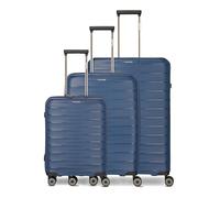 travelite Mooby 4 Rollen Kofferset 3-teilig, blau marine