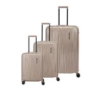 Travelite Koffer Set Barbara Novelty, 3-teilig S M L, Hartschalenkoffer aus Polycarbonat mit TSA-Schloss, Handgepäck & Reisekoffer Set für Urlaub und Flugreisen