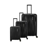 Travelite Barbara Novelty 4-Rollen Trolley Set schwarz, Polycarbonat, Unisex