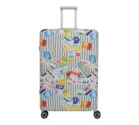 travelite Accessoires Kofferhülle L multicolor/ Tickets