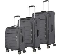 Travelite Skaii 4-Rollen Trolley Set dunkelgrau
