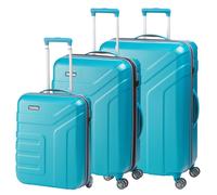 Travelite Vector Kofferset 3-tlg Türkis 72040-21 Koffer mit 4 Rollen Kofferset