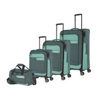 Travelite Kofferset Viia 4w L/M/S Reisetasche Eukalyptus